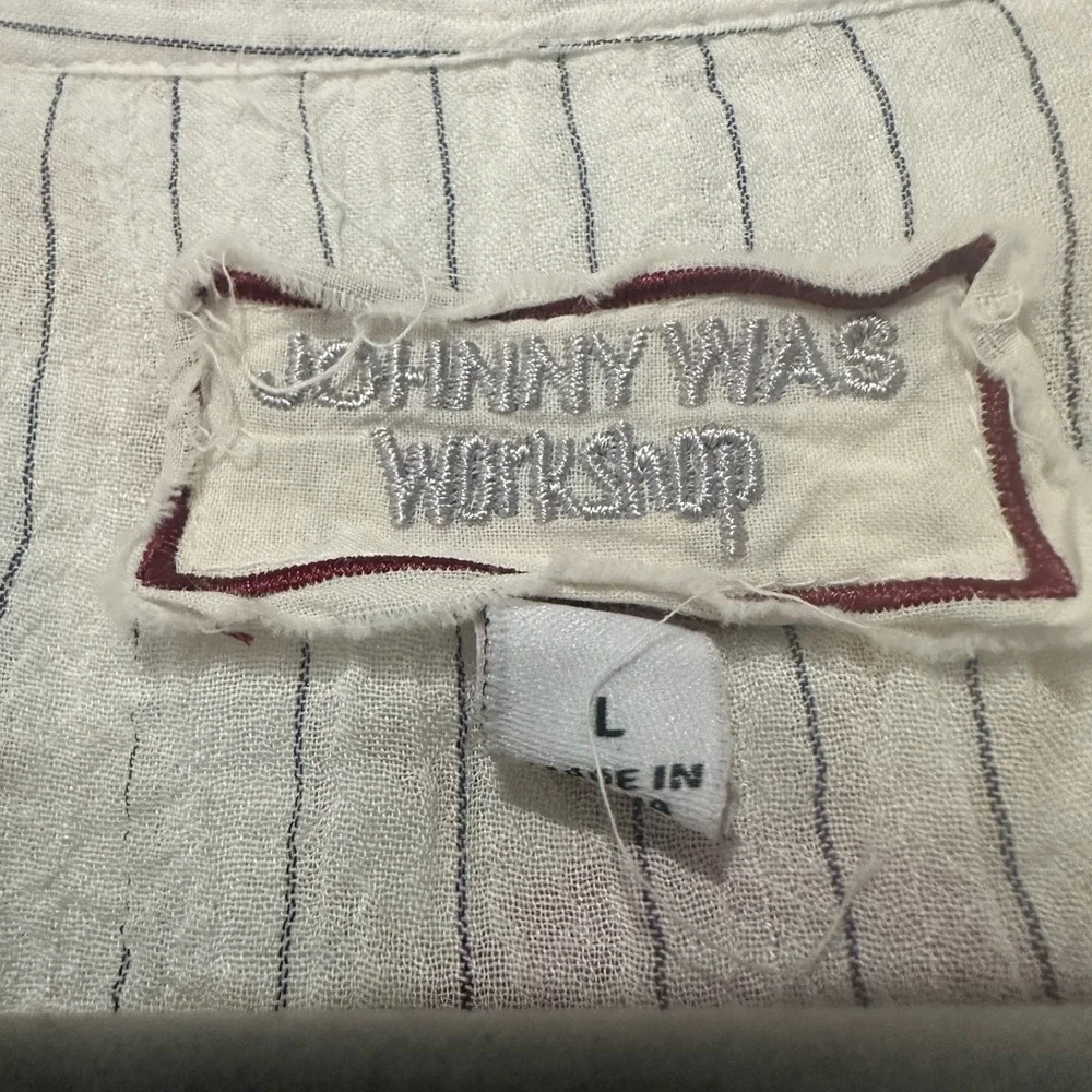 Johnny Was Multicolor Embroidered Button Down Shirt - Picture 3 of 7